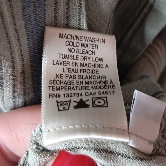 Cloth & Stone Linen Blend Shirt Dress Size Medium - Picture 6 of 7